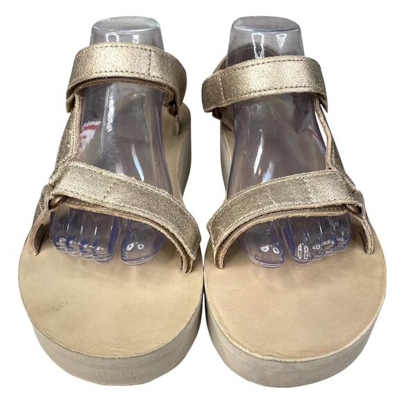 Teva Women's Midform Arivaca Beige Platform Strappy Sandal Size US 10 - Picture 7 of 10